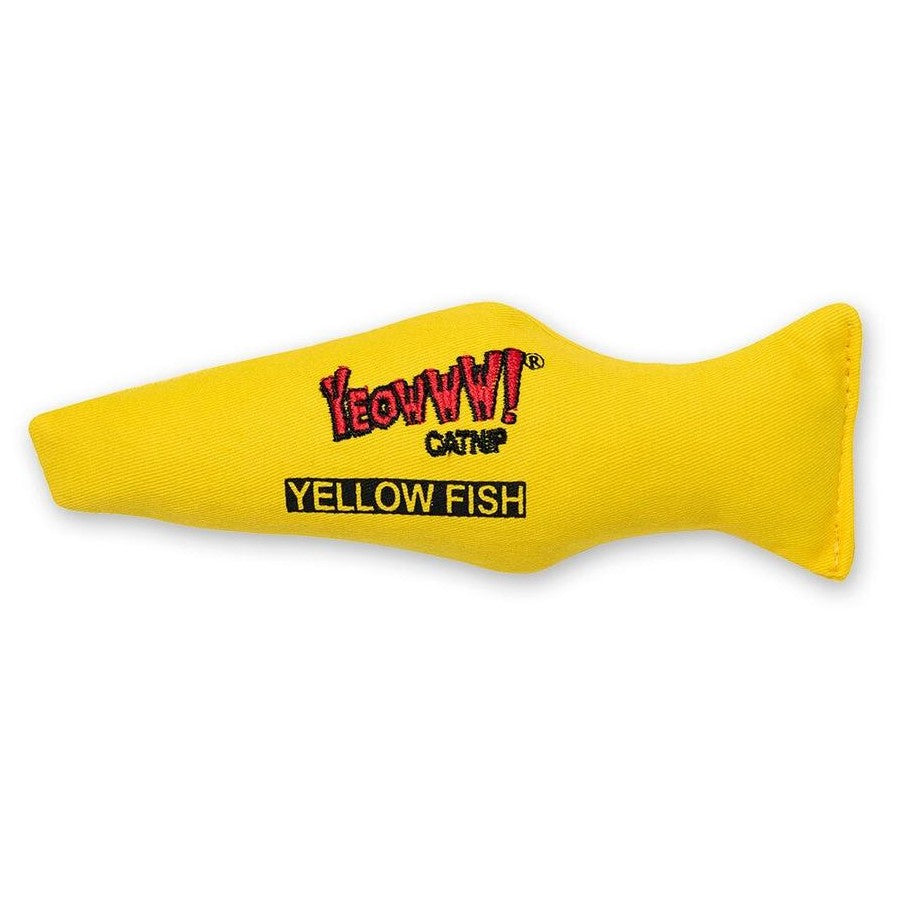 Yeowww! Pure American Catnip Green Fish