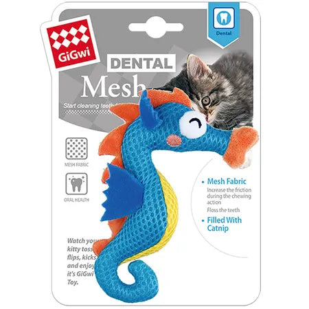 Gigwi Dental Mesh Toy Seahorse – Cat Haven