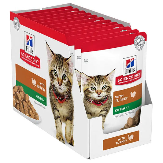 Box Hills Kitten Turkey 85g Pouches x 12