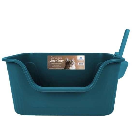 Cattitude Cat Litter Tray Sanctuary - Eucalyptus Med