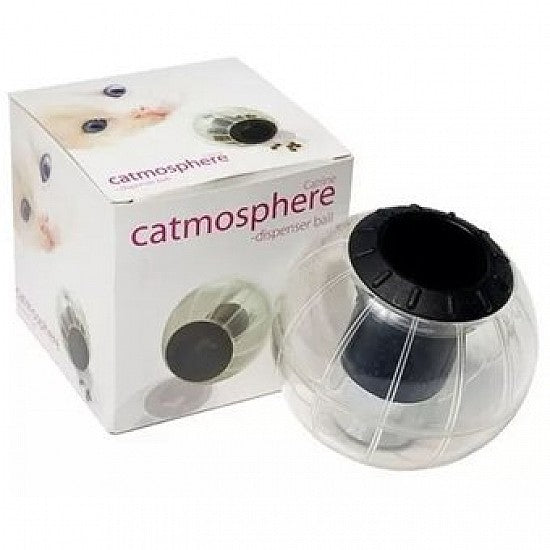 Catmosphere Treat Dispensing Cat Ball - Black