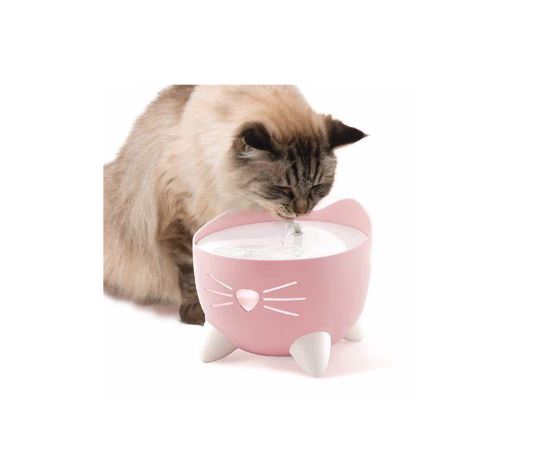 Pixi Cat Drinking Fountain Pink – Cat Haven - Main Image