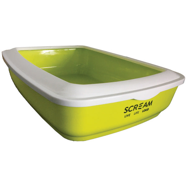 Litter Tray Scream Rectangle - Loud Blue