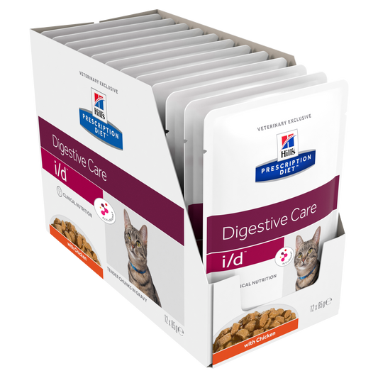 Box Hills Prescription Diet I/d Chicken 85g Pouches x 12