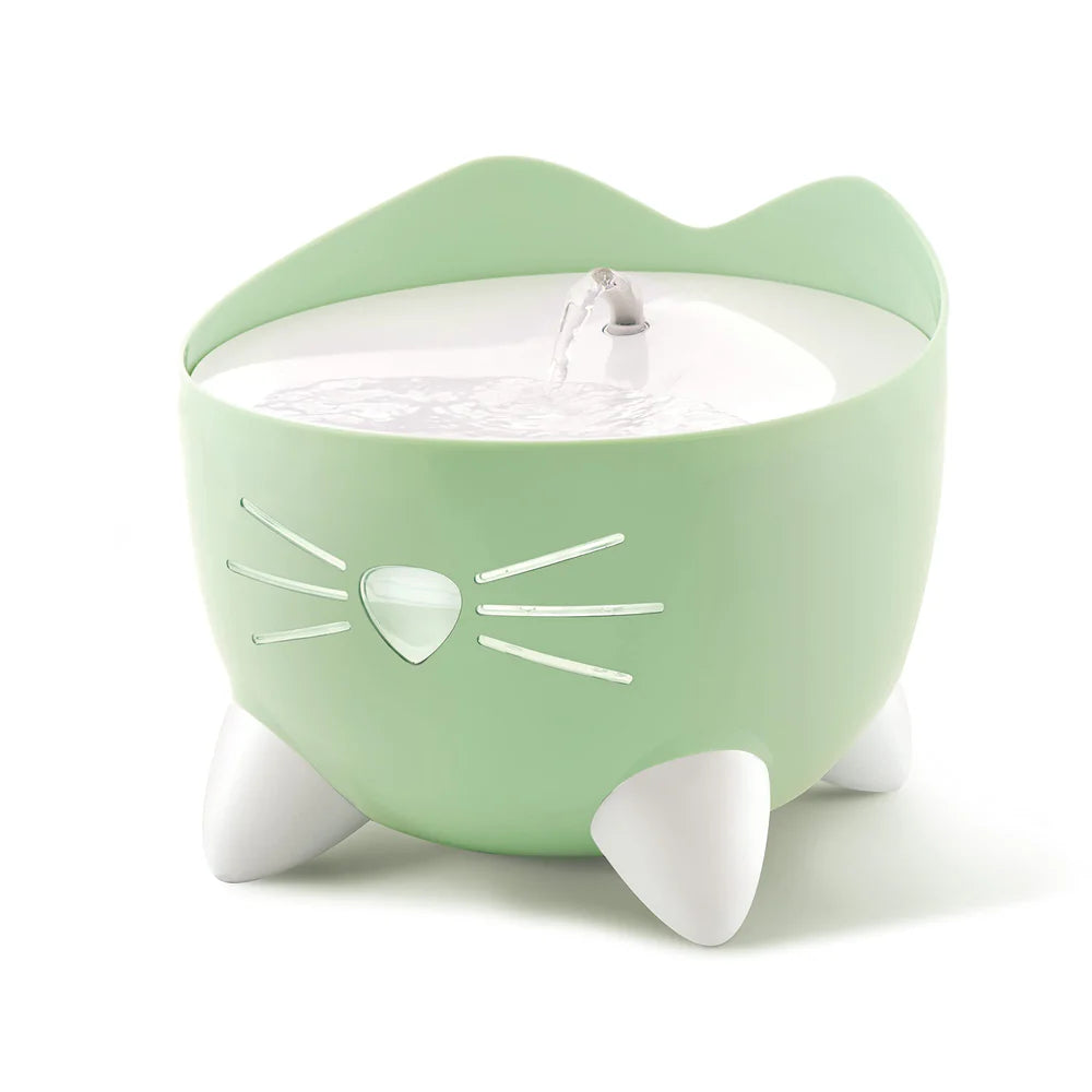 Pixi Cat Drinking Fountain - Sage Green