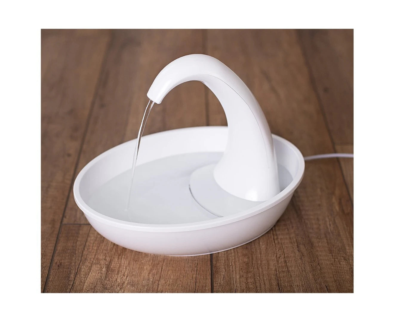 Pioneer Swan Drinking Pet Fountain 2.36L
