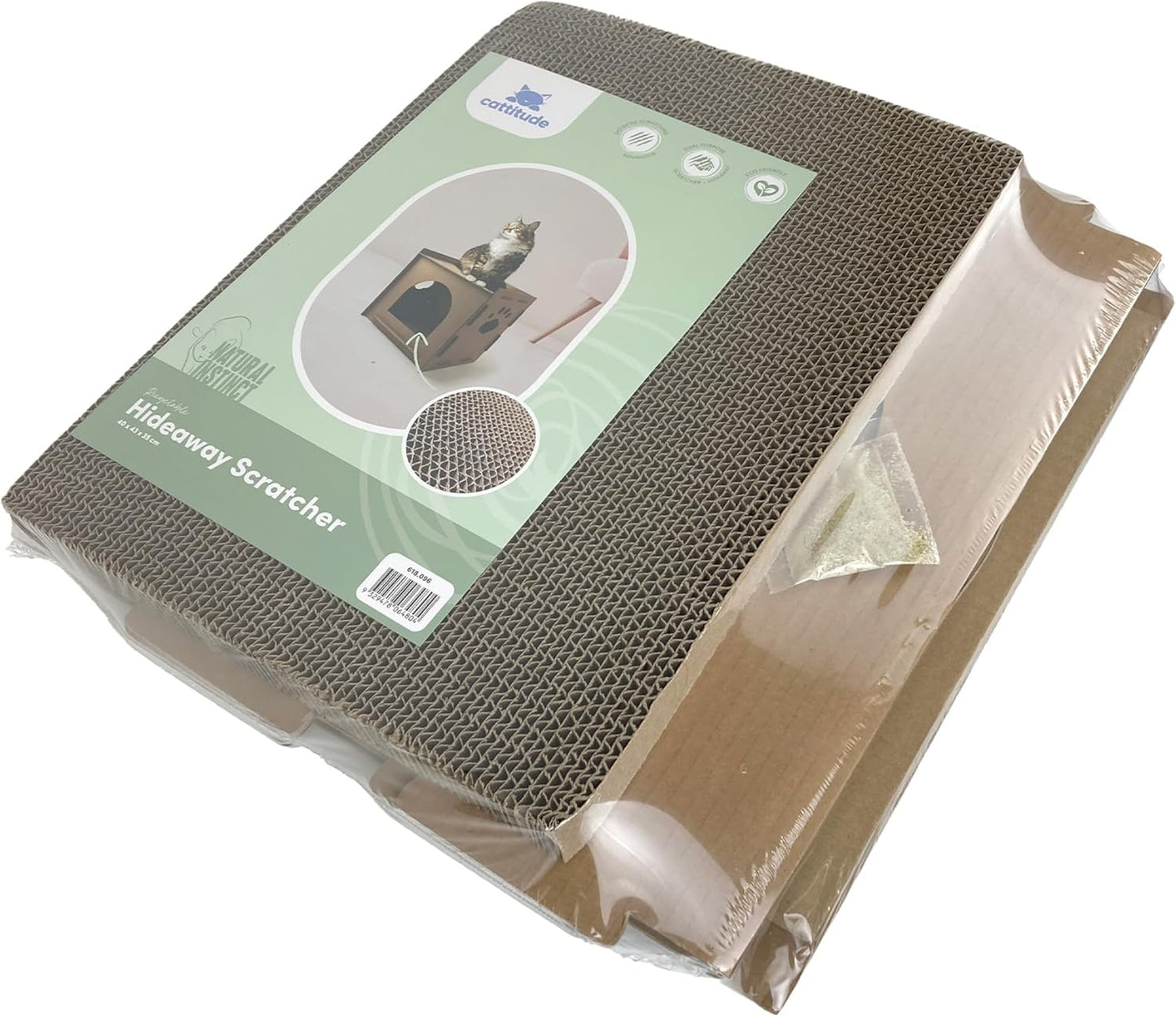 Cattitude Scratch Hideaway Scratcher 618.096