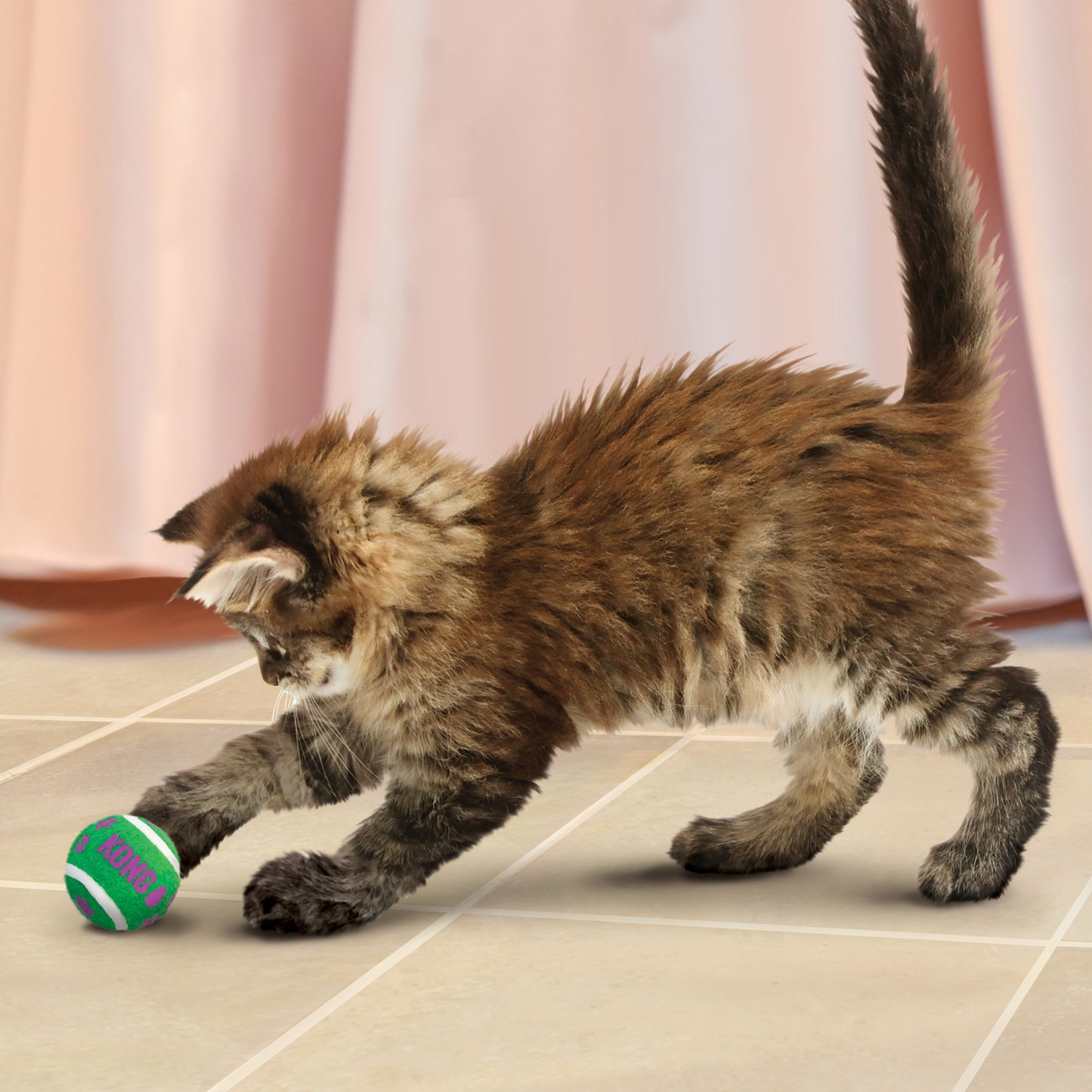 Kong Cat Tennis Balls With Bells Toy