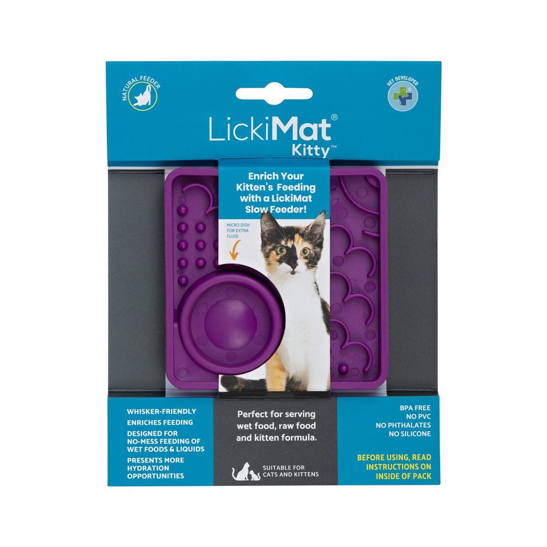 Lickimat for Kittens - Purple