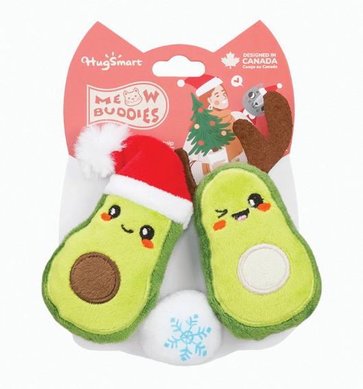 Meow Buddies Christmas Avocado