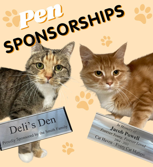 Cat Haven Cat Pen Sponsorship