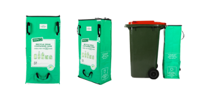 Containers for Change Pop-up Bin