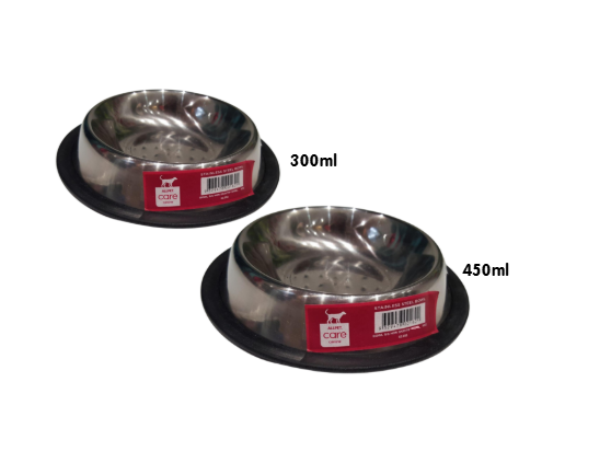 Bowl Stainless Steel Non Skid 450ml