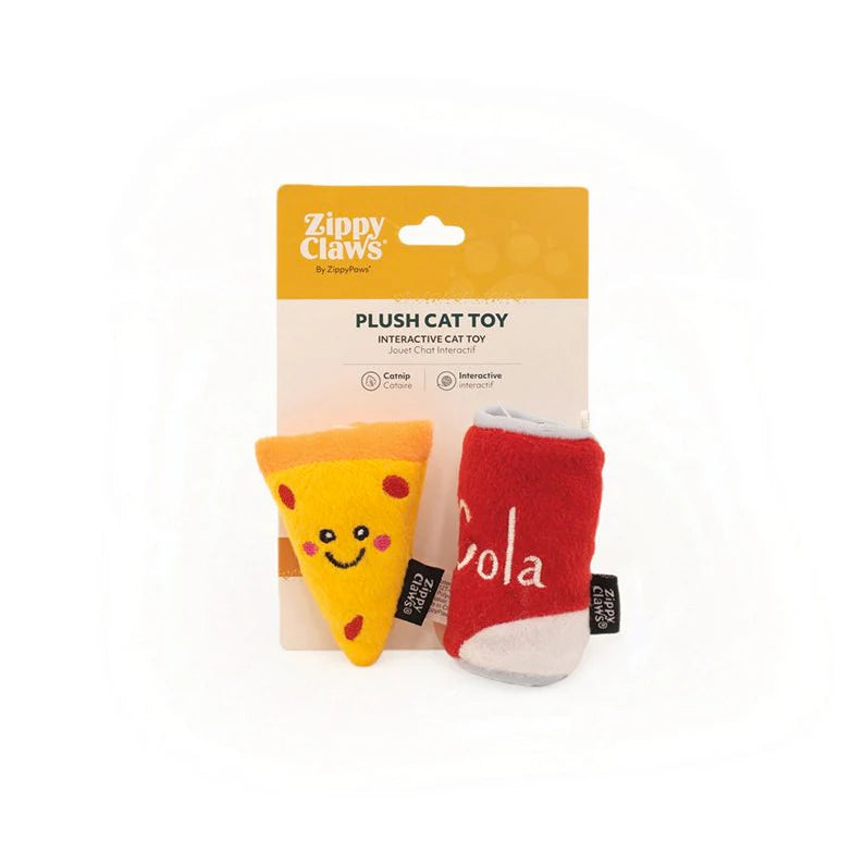 ZippyClaws Pizza & Cola Toy