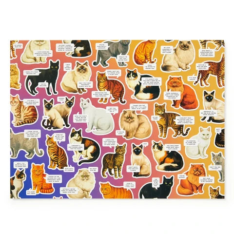 Moody Cat Puzzle 1000pc