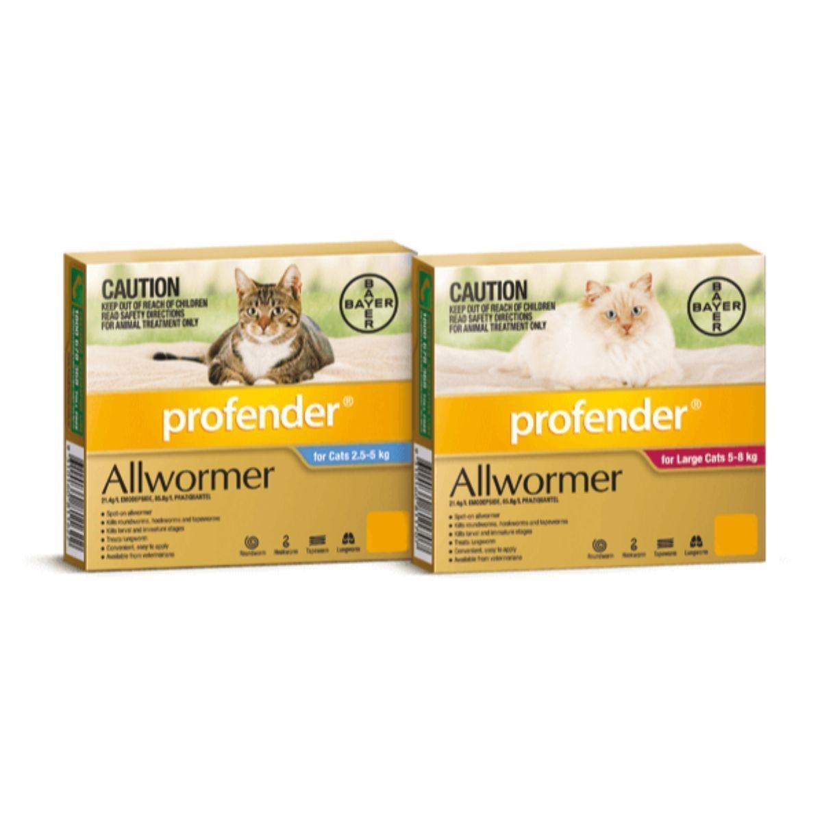 Profender Cat 2.5 - 5kg 2s