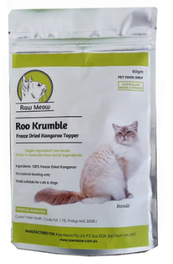 Raw Meow 60g - Roo Crumble