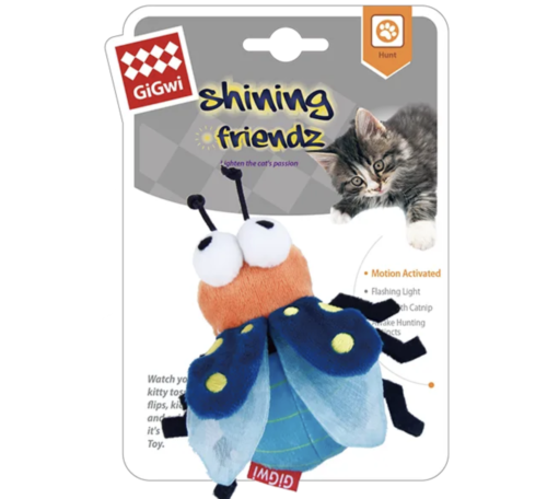 GiGwi Shining Friendz Firefly with Catnip