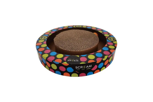 Scream Round Play Scratcher Toy