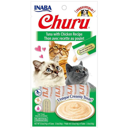 Inaba Churu Creamy Treat -Tuna and Chicken