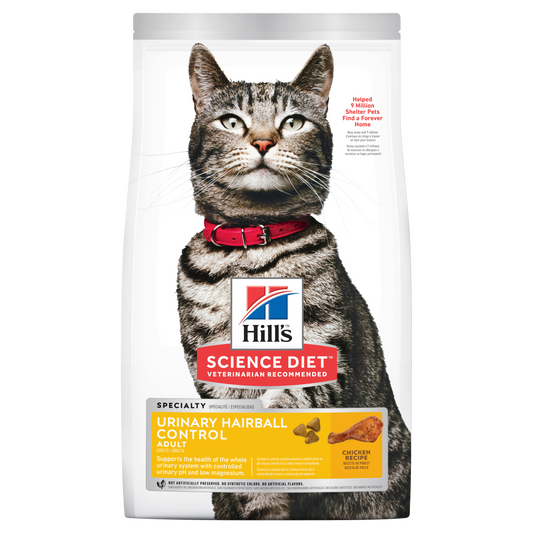 Hills Science Diet Adult Urinary Hairball Control 1.58kg