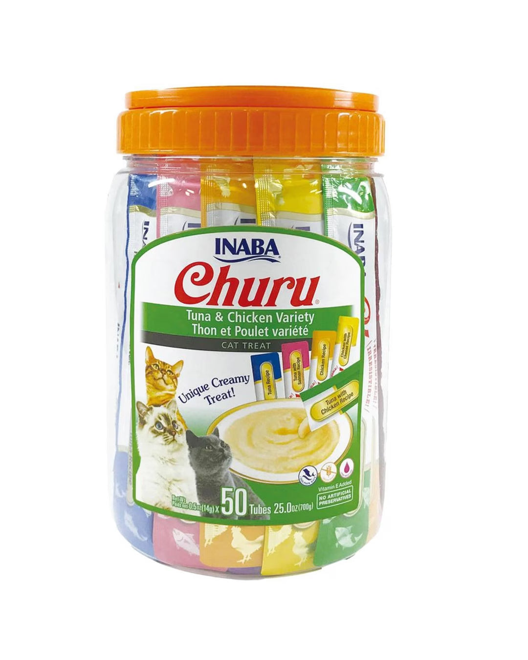 INABA Churu Chicken & Tuna Varieties 50 tubes