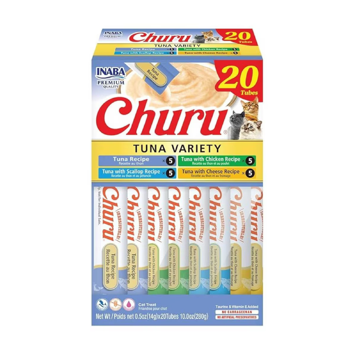 INABA Churu Tuna Varieties 20 tube Box