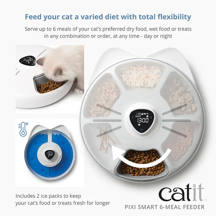 Pixi Smart 6 Meal Feeder Unit