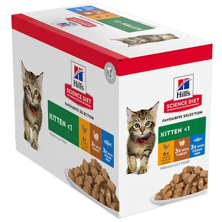 Box Hills Kitten Variety Pack 85g Pouches x 12