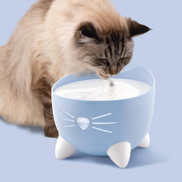 Pixi Cat Drinking Fountain - Blue
