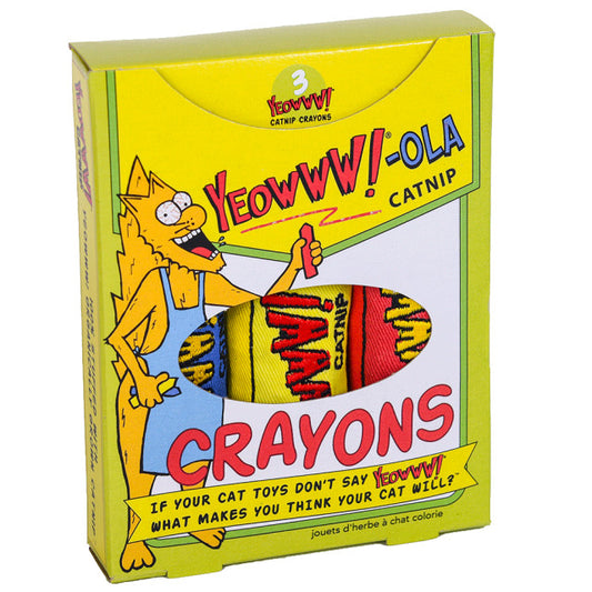 Yeowww! Crayon Catnip Toy - 3 Pack