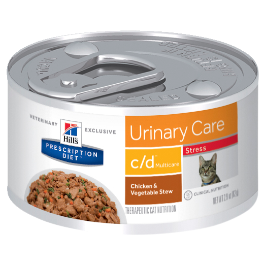 Tray Hills C/d Urinary Stress Stew 82g Tin x 24