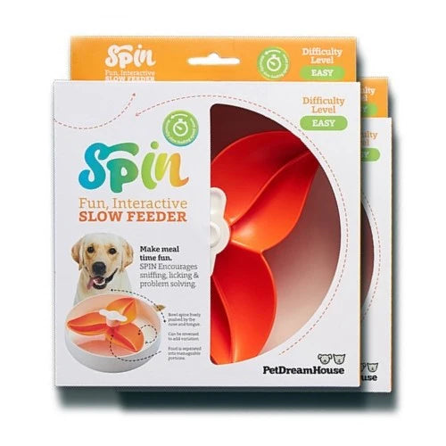 Slow Feeder Adjustable Spin Interactive - Flower