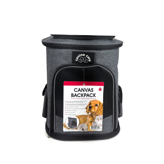 Carrier Canine Care Canvas Backpack