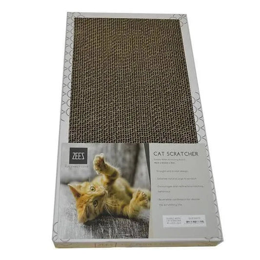 Zeez Double Width Scratcher White 45x23.5x7cm