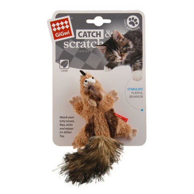 Gigwi Catch And Scratch Toy - Chipmunk