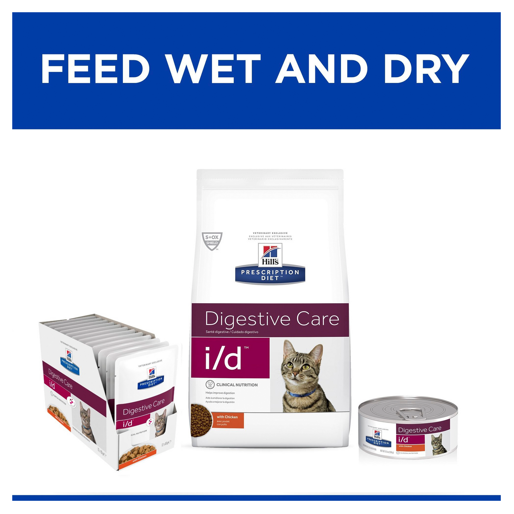 Box Hills Prescription Diet I/d Chicken 85g Pouches x 12 – Cat Haven