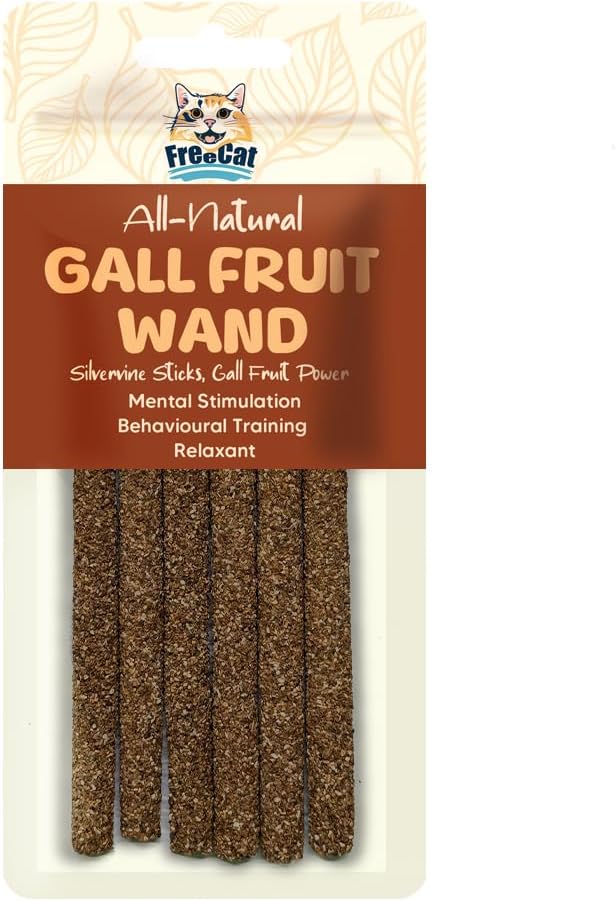 Freecat All Natural Gall Fruit Wand 6pcs