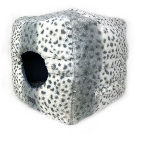 Cattitude Cat Bed Multicube Snow Leopard Small