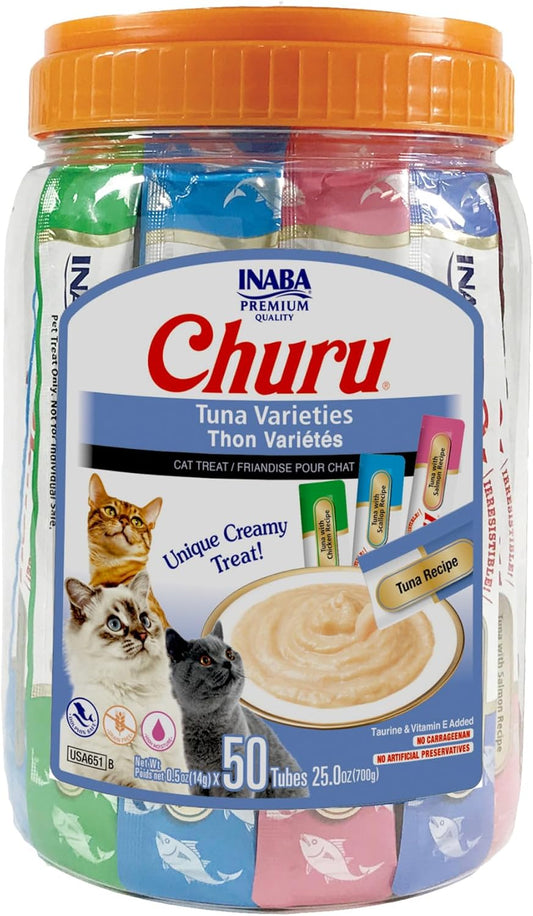INABA Churu Tuna Varieties 50 Tubes