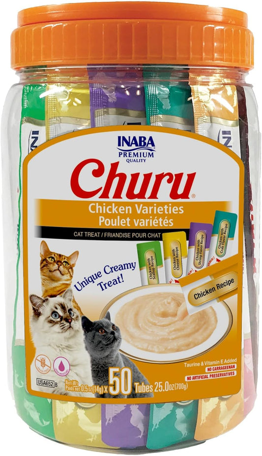 INABA Churu Chicken Varieties 50 tubes