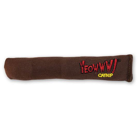 Yeowww! Catnip Cigar Cat Toy - Brown