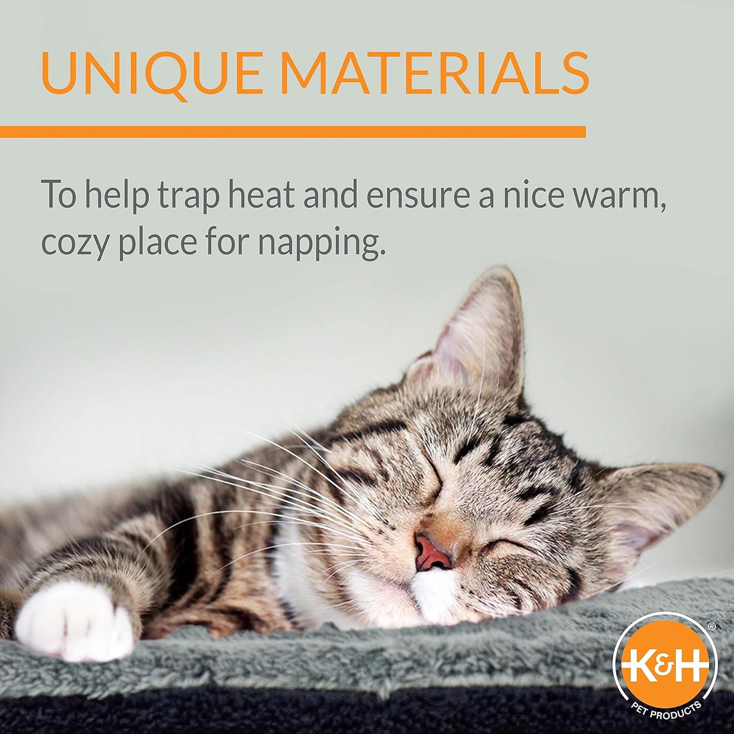K & H Self Warming Pet Pad Oatmeal/Choc