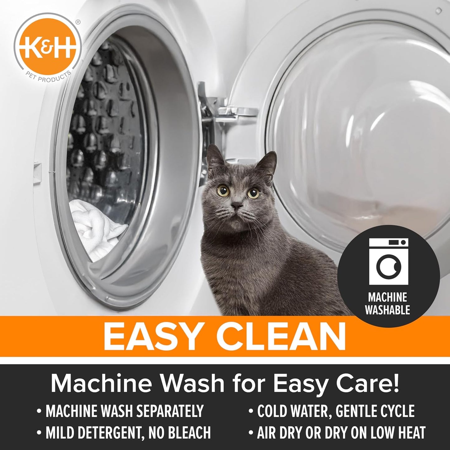 K & H Self Warming Pet Pad Oatmeal/Choc