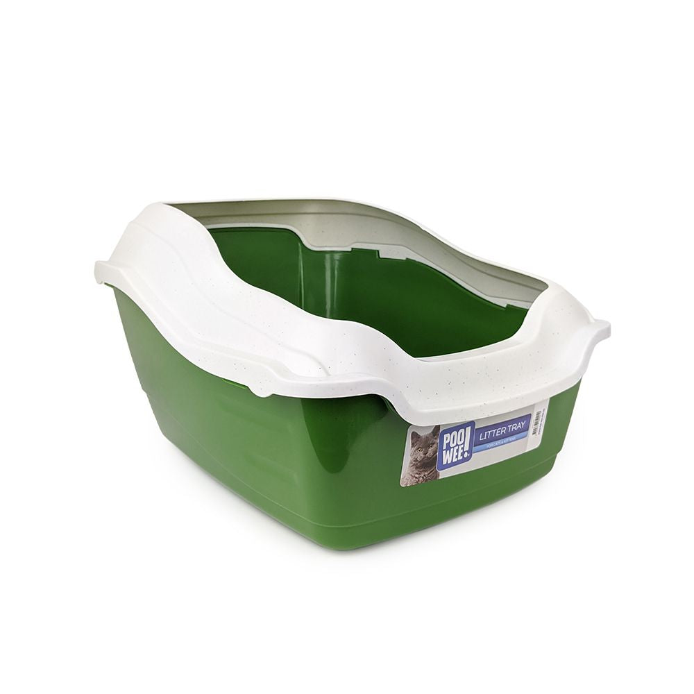 Litter Tray With High Sides And Rim