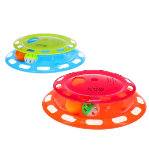 Scream Single Layer Orb Toy Loud Pink & Orange
