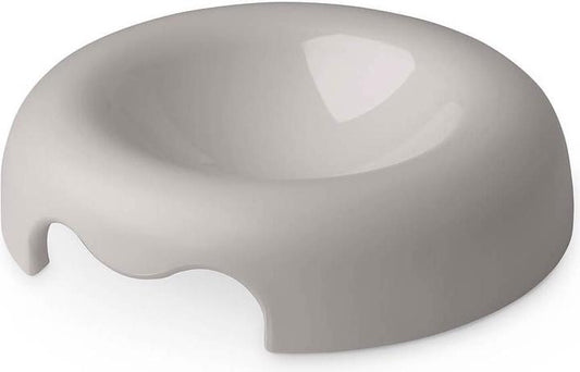 United Pets Kitty Cat Bowl Dove Grey