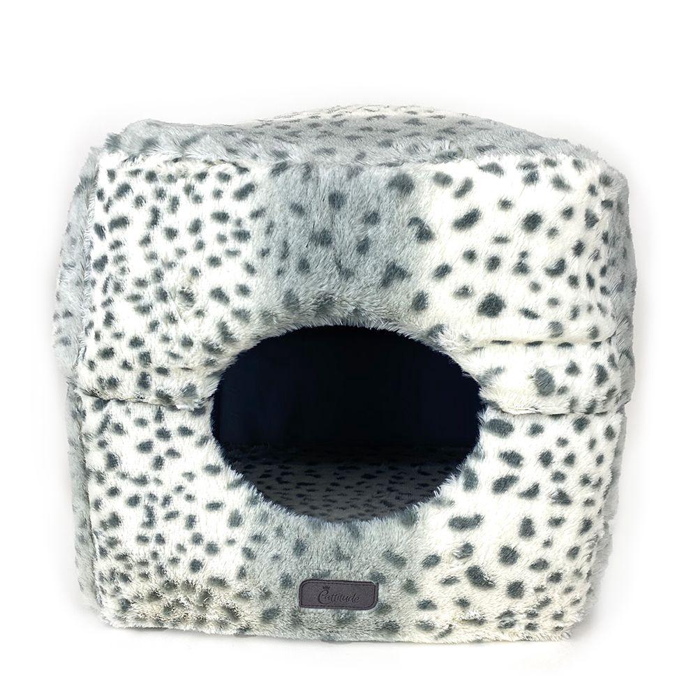 Cattitude Cat Bed Multicube Snow Leopard Small