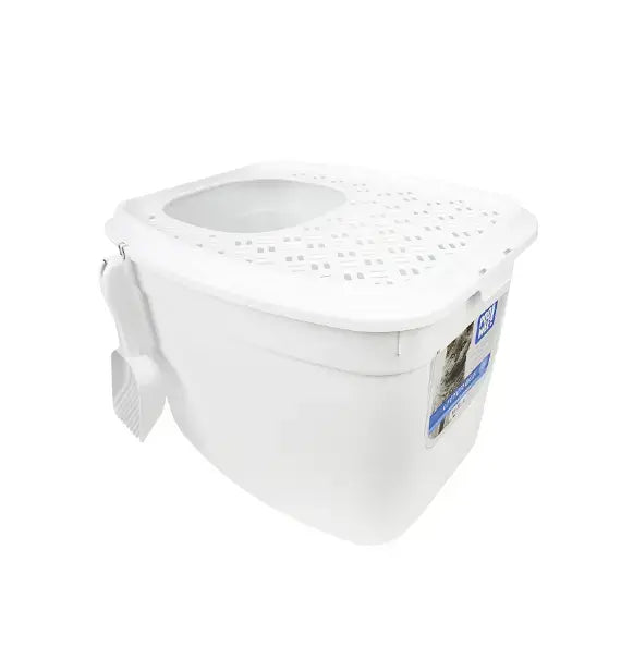 Poowee Cat Litter Box Dual Entry/Top