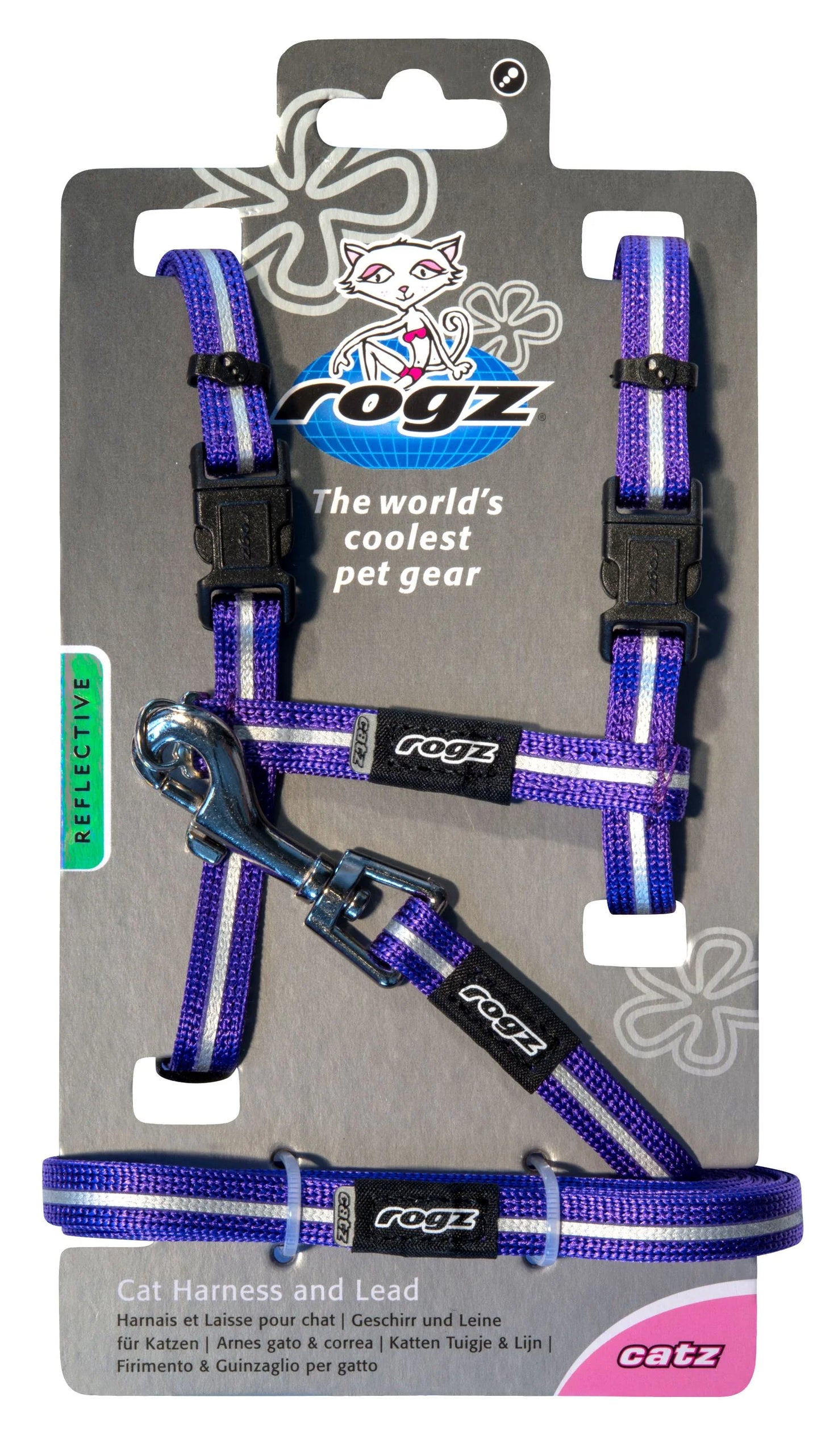 Harness Rogz Alleycat Sml - Purple
